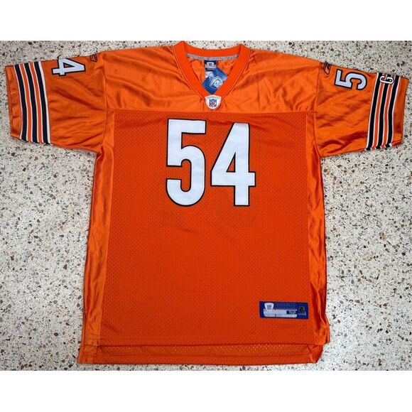 Reebok On Field NFL Chicago Bears Vtg #54 Brian Urlacher Football Jersey Size 52
